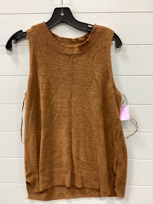 Top Sleeveless Basic By Old Navy In Tan, Size:L