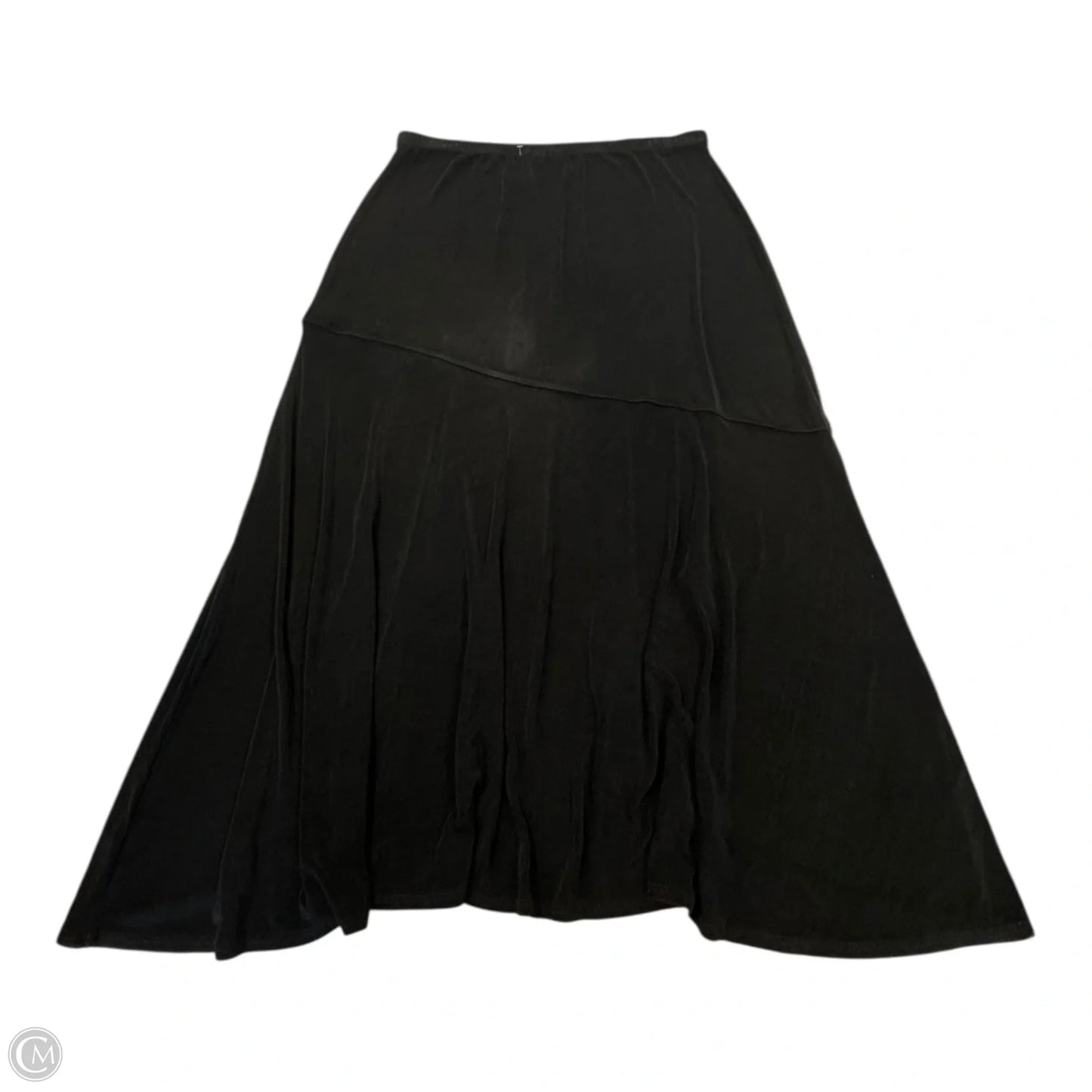 Skirt Midi By Chicos In Black, Size: 2 (large)