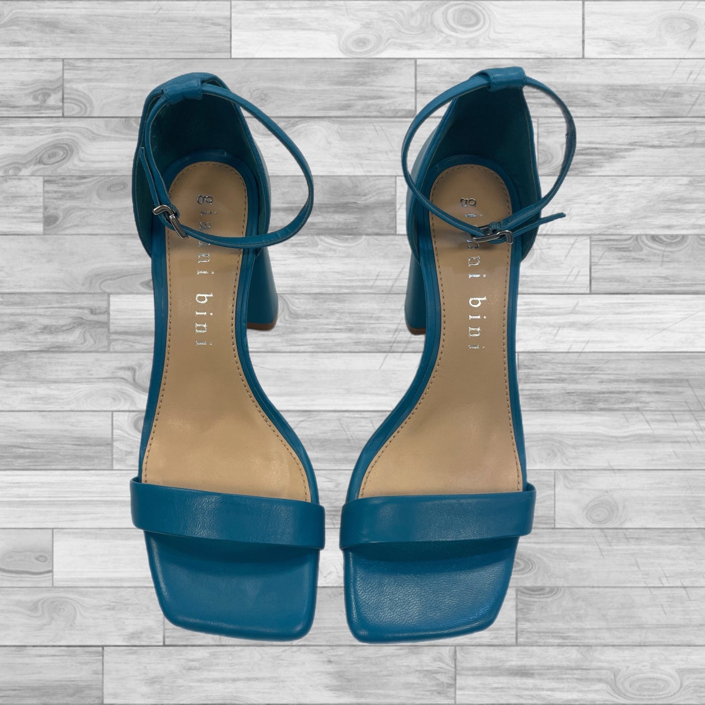 Shoes Heels Block By Gianni Bini In Blue, Size: 7.5