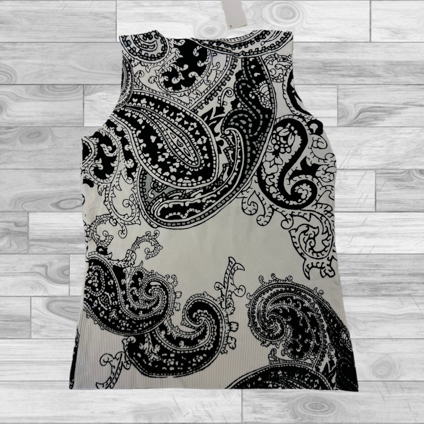 Black & White Top Sleeveless White House Black Market, Size S