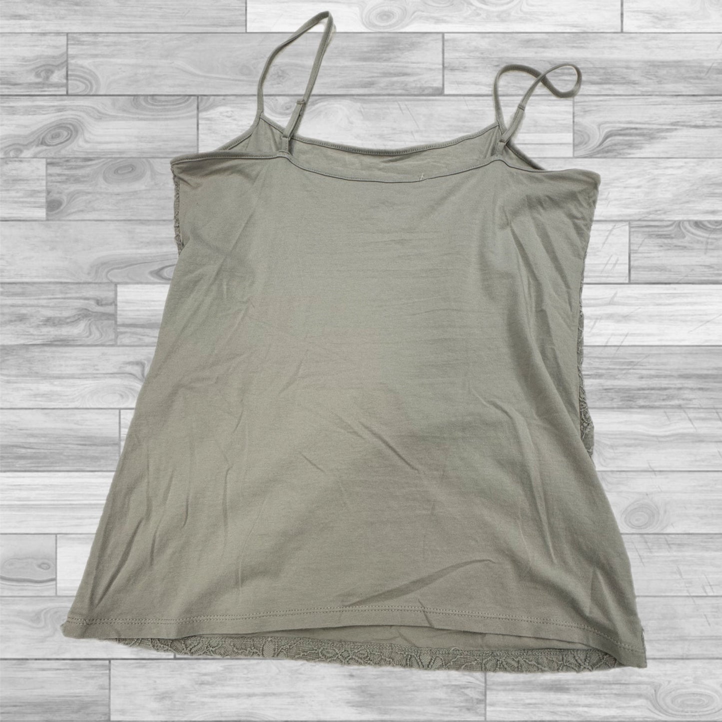 Tank Top By Ann Taylor In Grey, Size: M