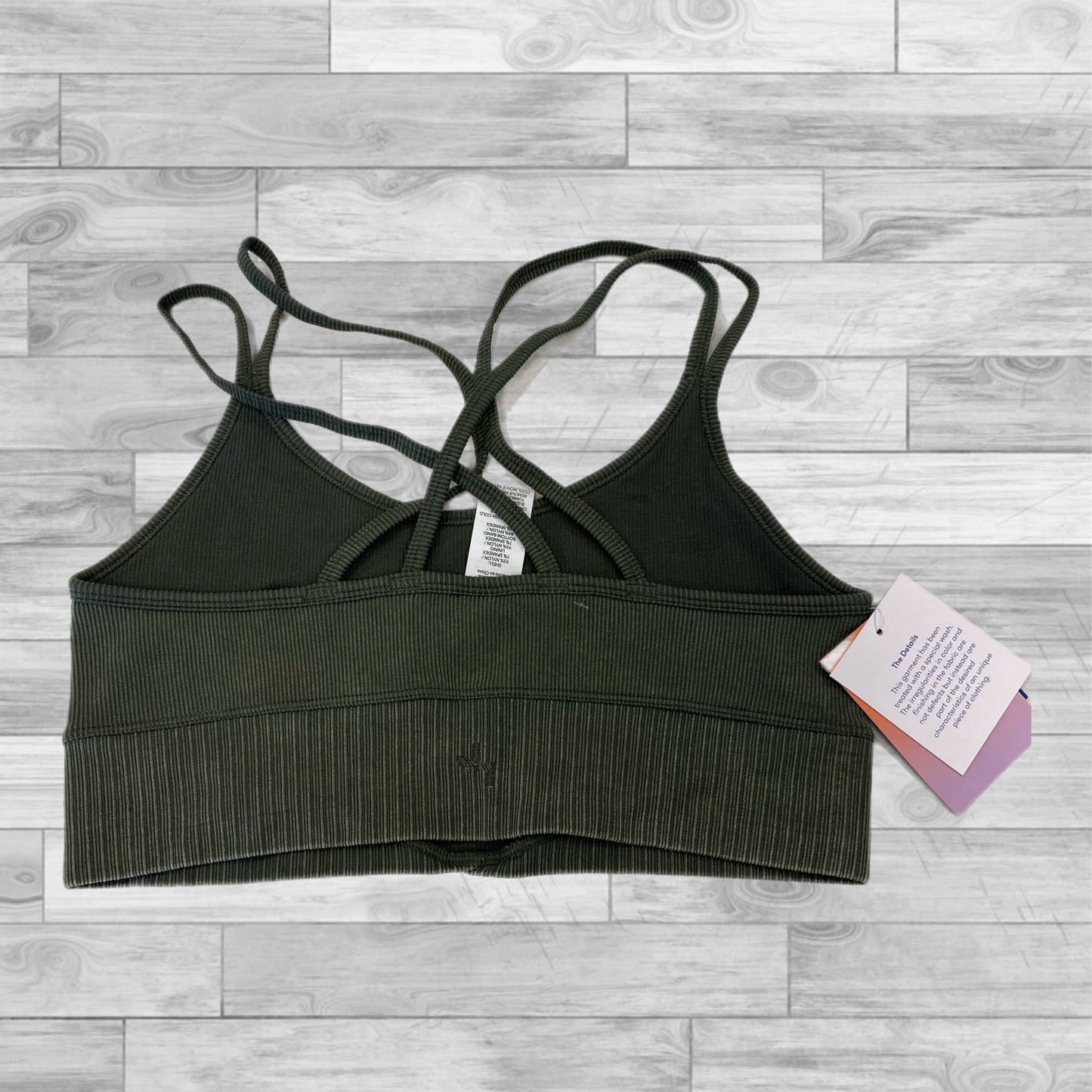 Athletic Bra By Joy Lab In Green, Size: L