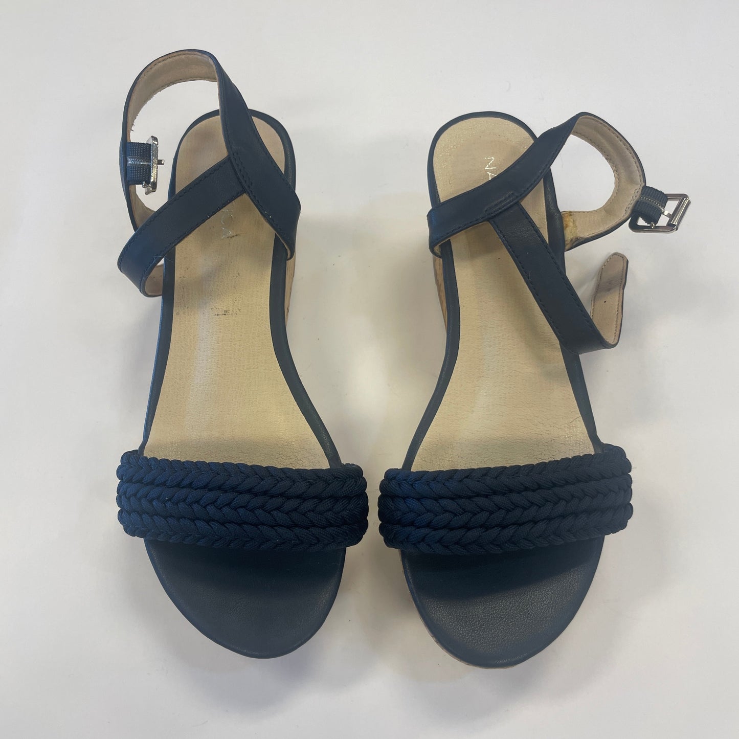 Shoes Heels Wedge By Nautica In Navy, Size: 7.5