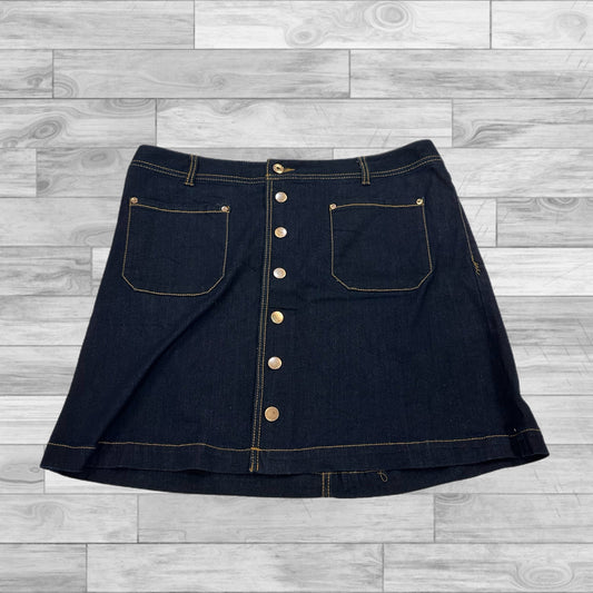 Skirt Mini & Short By Inc In Blue Denim, Size: 12