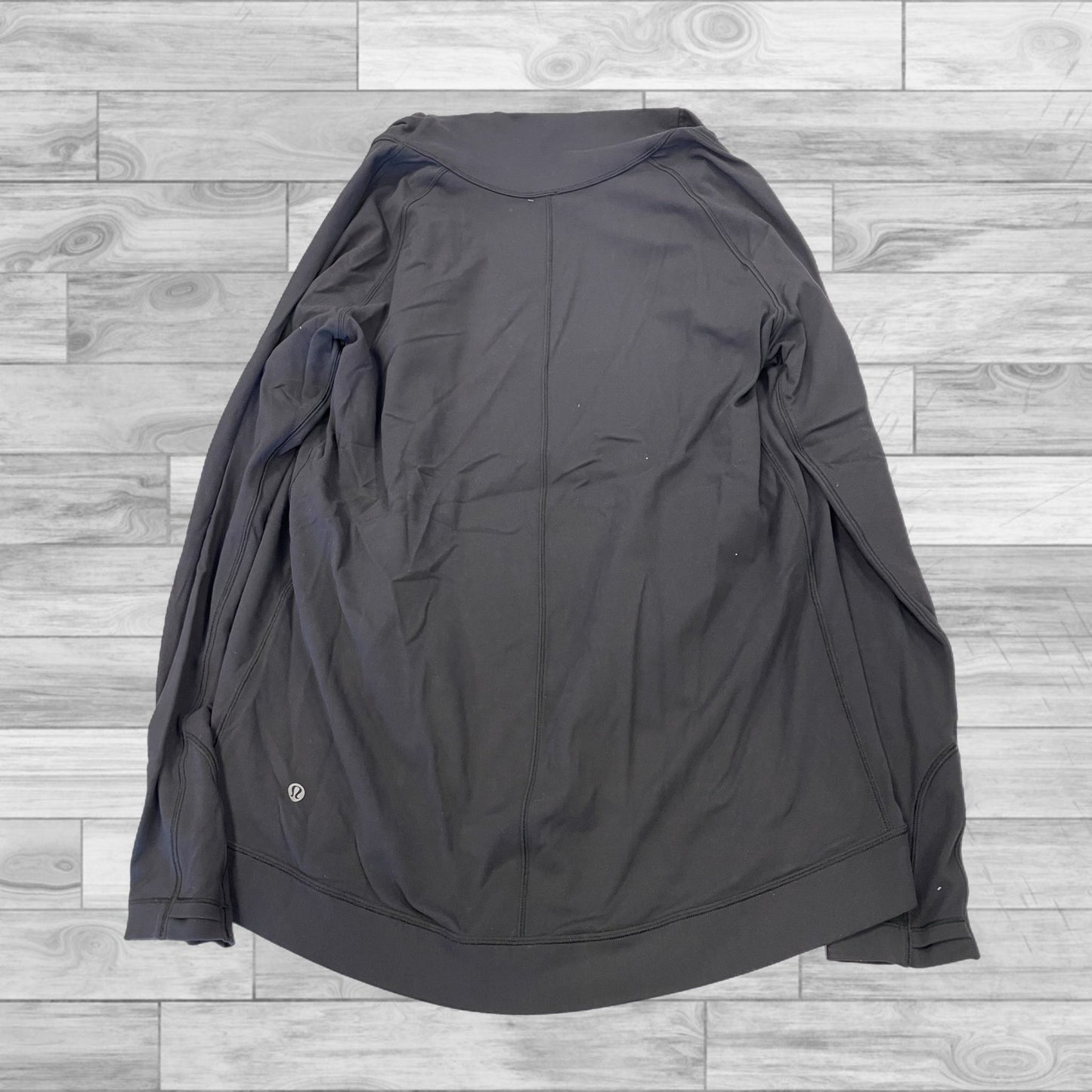 Athletic Jacket By Lululemon In Black, Size: 10