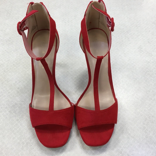 Shoes Heels Stiletto By Kelly And Katie In Red, Size: 9