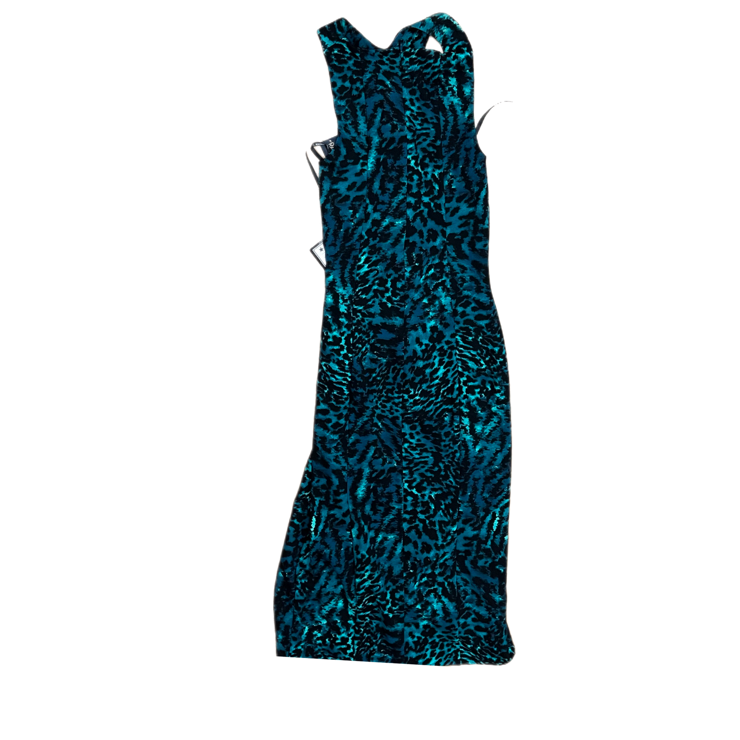 Dress Casual Midi By Rachel Roy In Blue & Green, Size: Xs