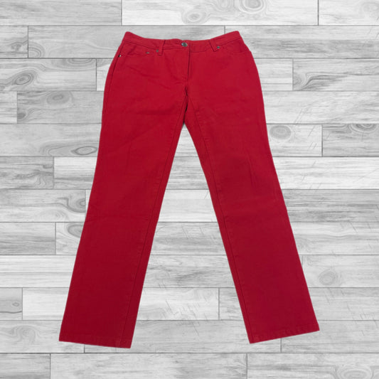 Pants Other By Chicos In Red, Size: 0