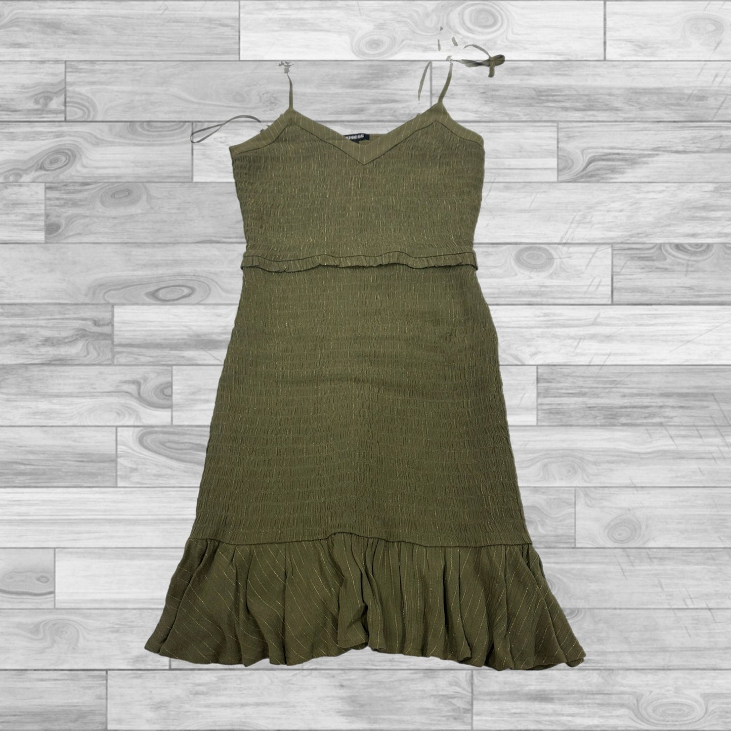 Dress Casual Short By Express In Green, Size: S