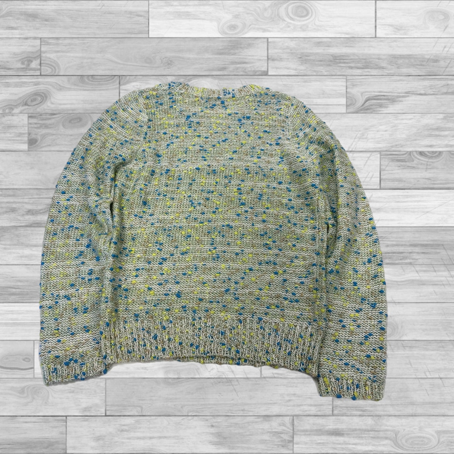 Sweater By Boohoo Boutique In Blue & Green, Size: M