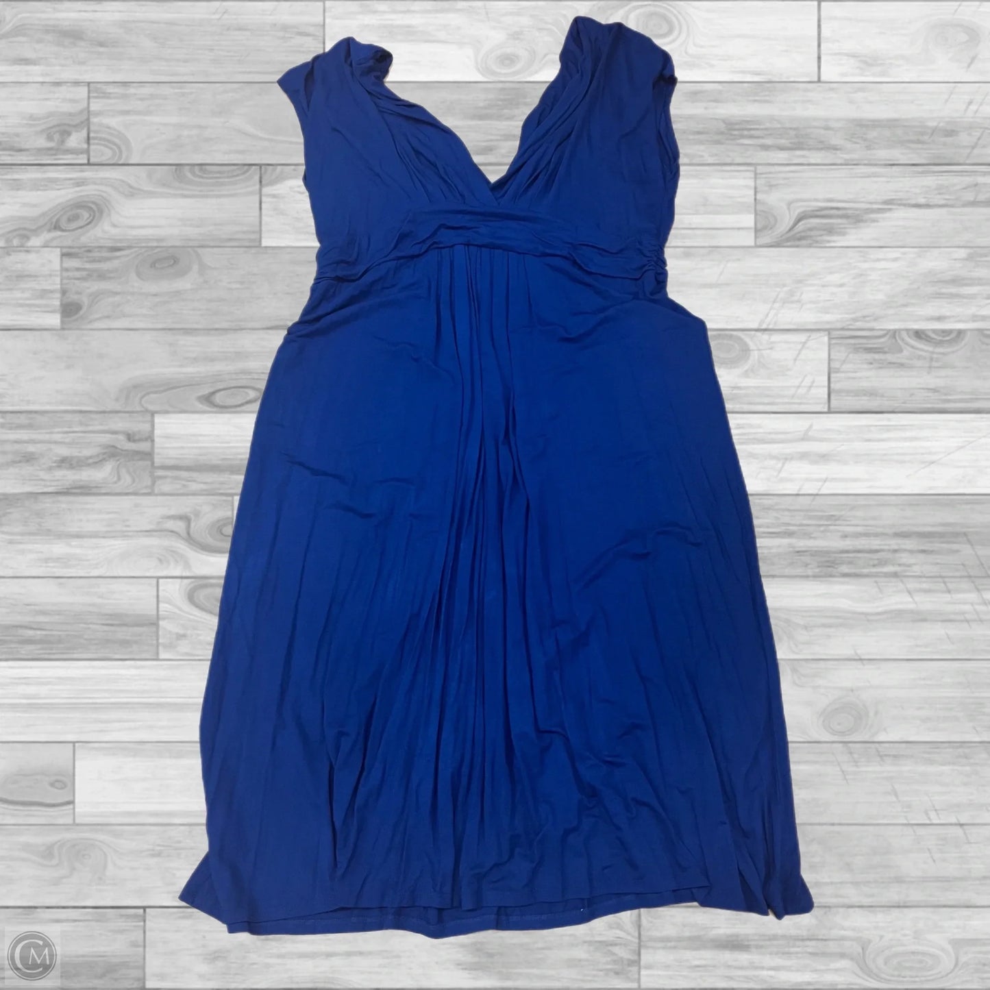 Dress Casual Maxi By Clothes Mentor In Navy, Size: 3x