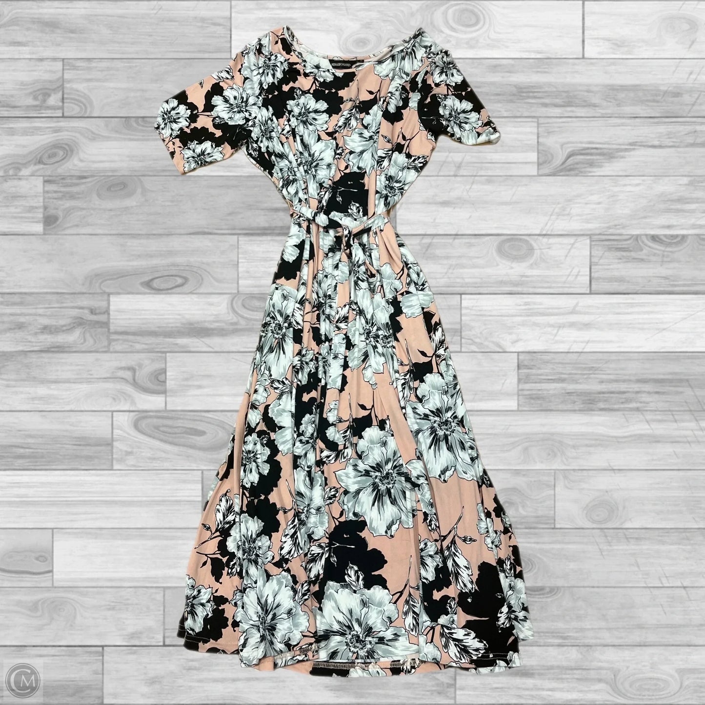 Dress Casual Maxi By Nina Leonard In Floral Print, Size: 3x