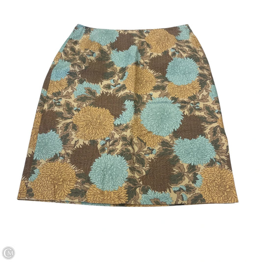 Skirt Mini & Short By Loft In Floral Print, Size: 8