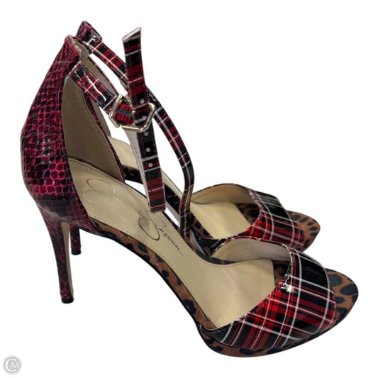 Shoes Heels Stiletto By Jessica Simpson In Multi-colored, Size: 7.5