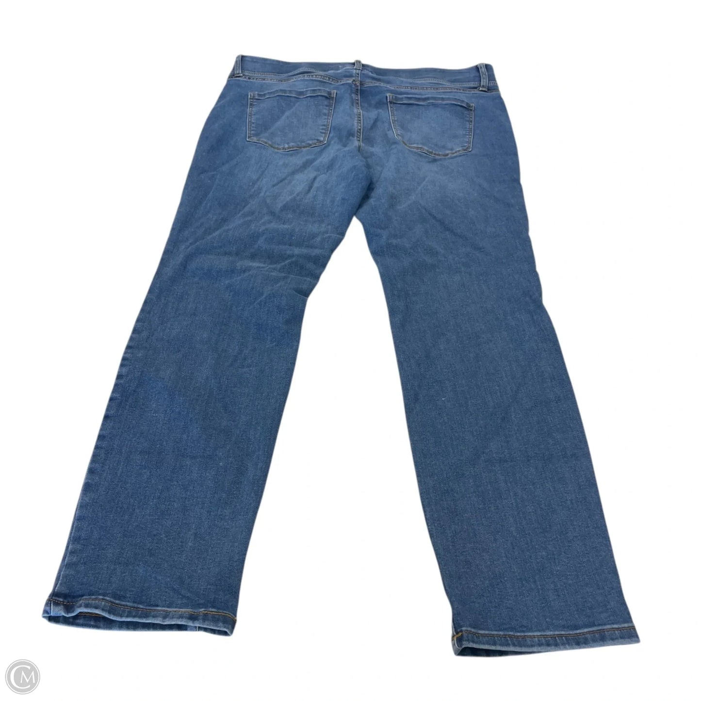 Jeans Skinny By Nine West In Blue Denim, Size: 18