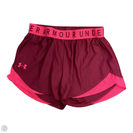 Athletic Shorts By Under Armour In Pink, Size: S