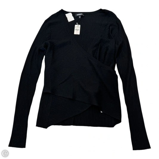 Top Long Sleeve By Express In Black, Size: Xl