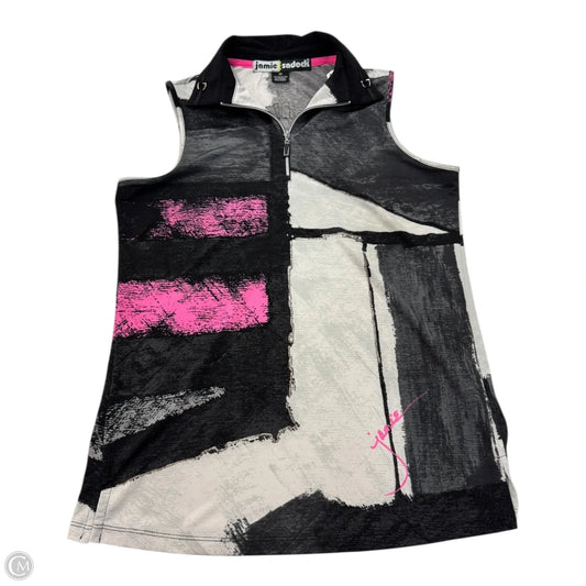 Athletic Tank Top By Jamie Sadock In Grey & Pink, Size: Xs