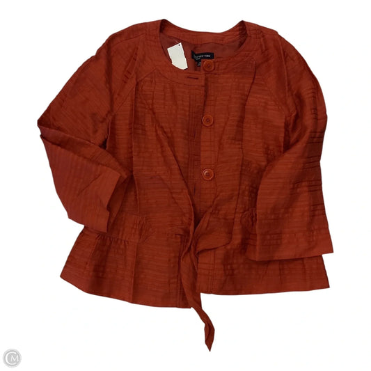 Jacket Other By Jones New York In Orange, Size: Xl