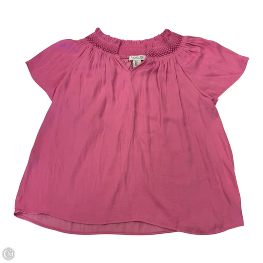 Top Short Sleeve By Rachel Zoe In Pink, Size: S