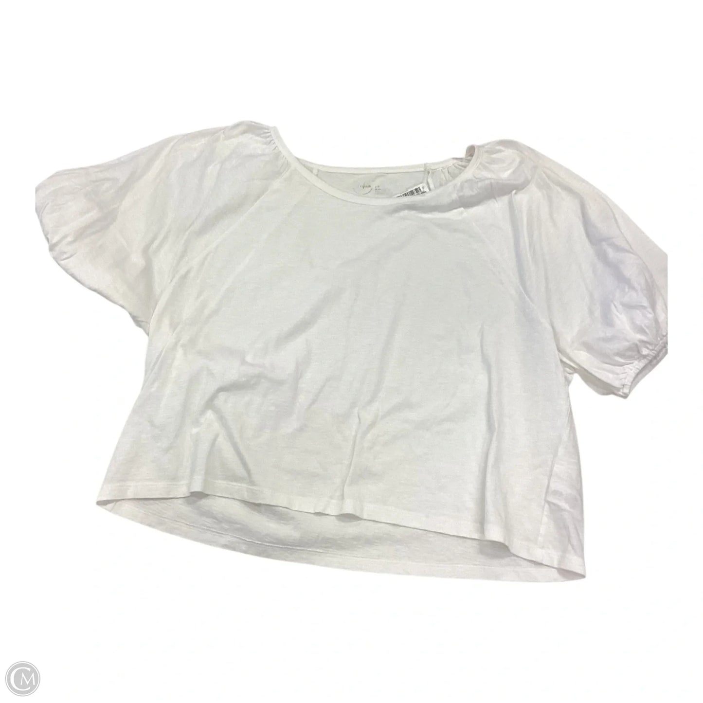Top Short Sleeve Basic By Aerie In White, Size: L