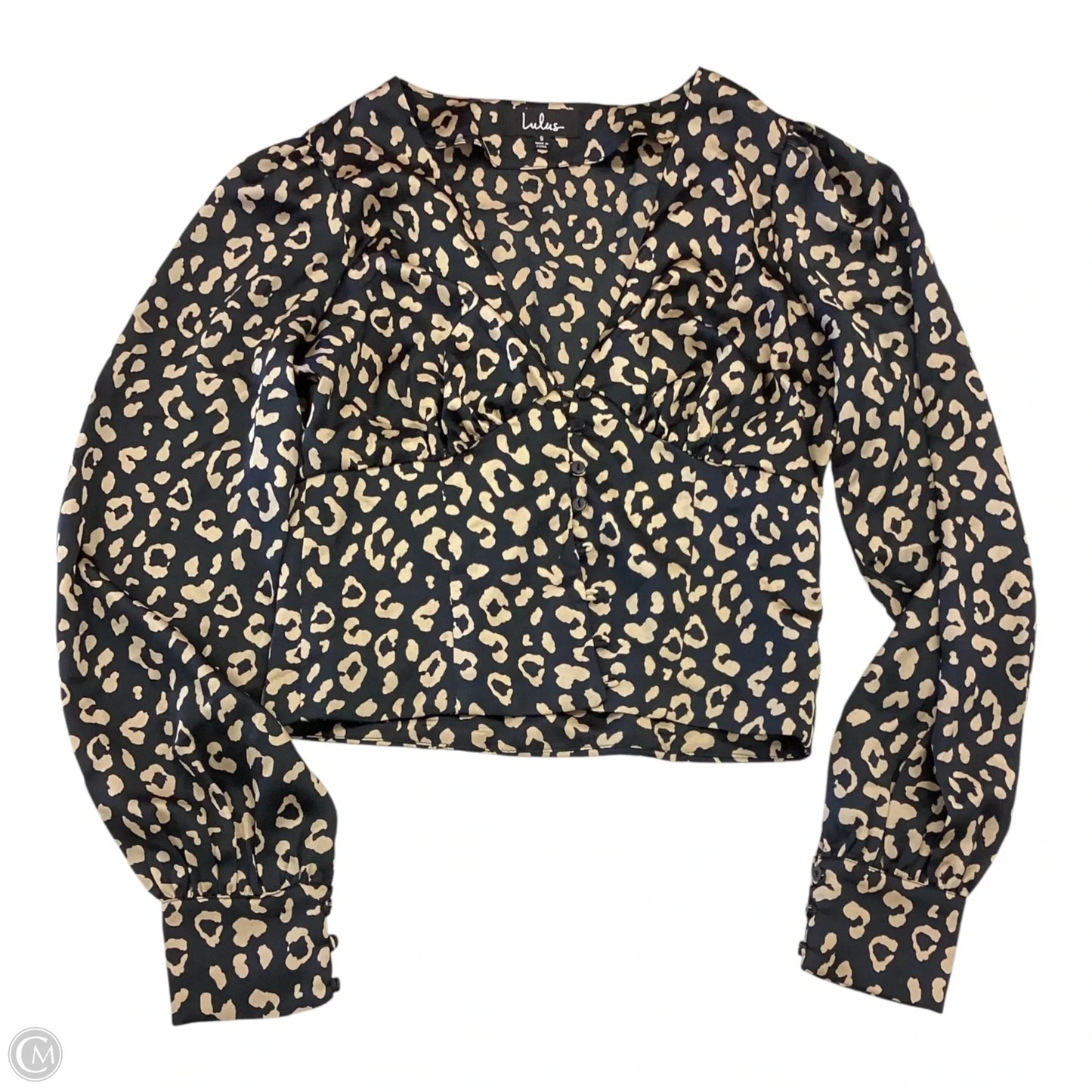 Top Long Sleeve By Lulus In Animal Print, Size: S