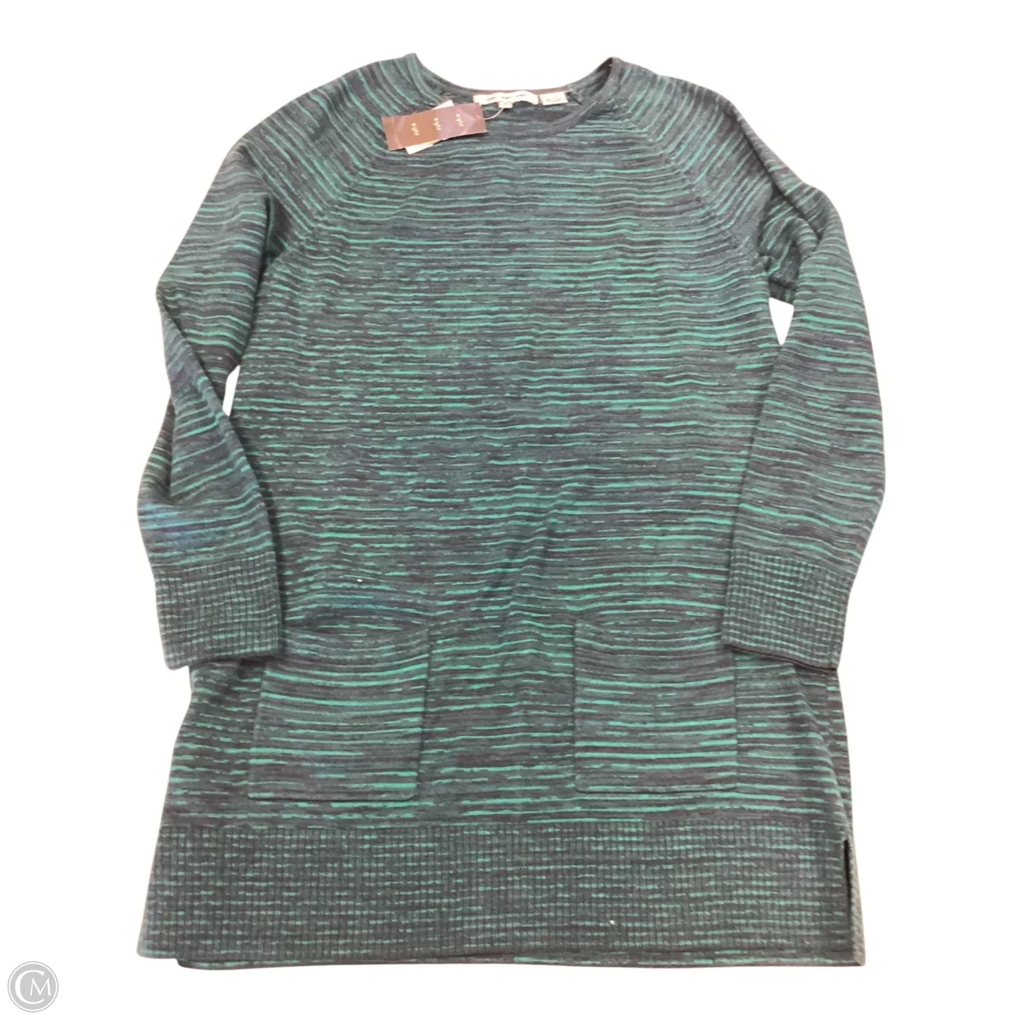 Top Long Sleeve By Eight Eight Eight In Blue & Green, Size: M