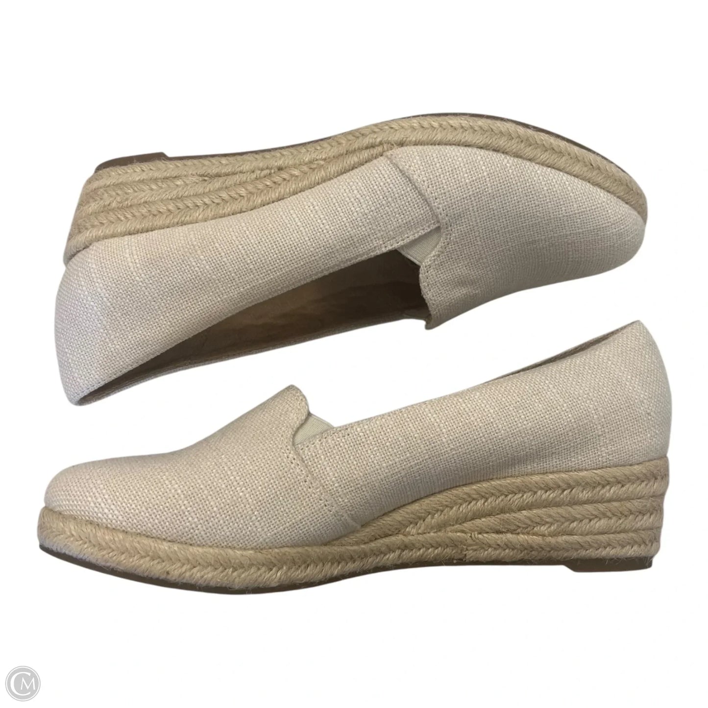 Shoes Heels Wedge By Life Stride In White, Size: 8.5