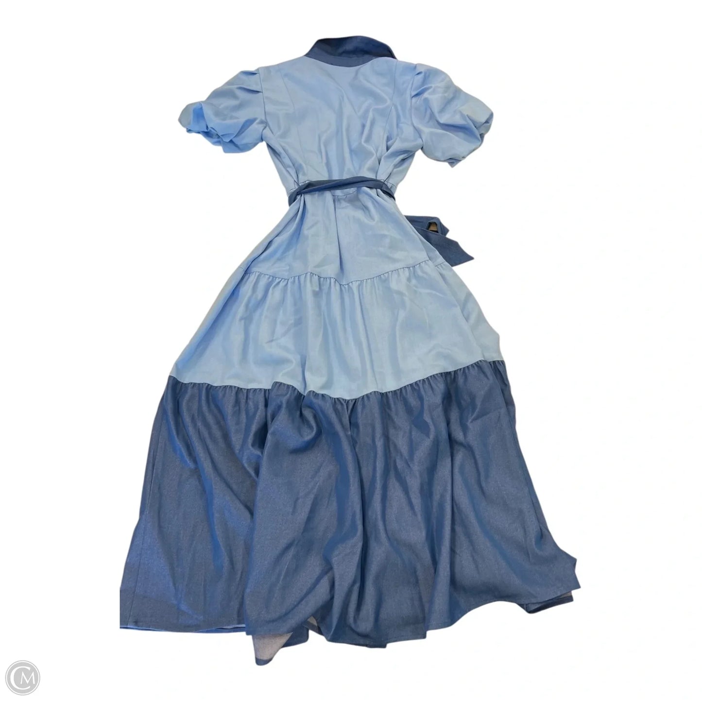 Dress Casual Maxi By Tahari By Arthur Levine In Blue, Size: 8