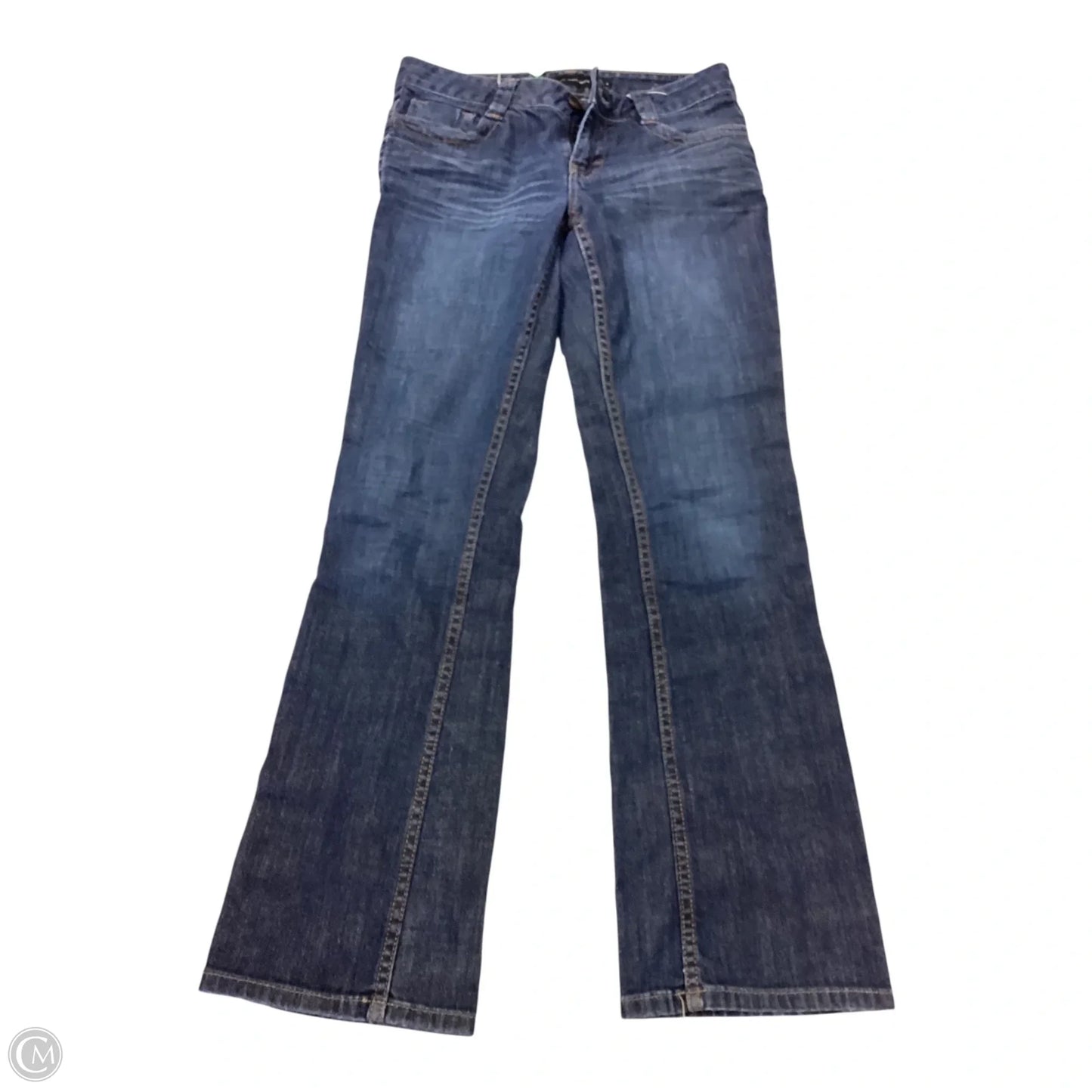 Jeans Flared By Calvin Klein In Blue Denim, Size: 4