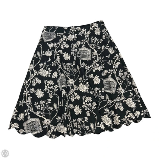 Skirt Mini & Short By Talbots In Black & White, Size: 4
