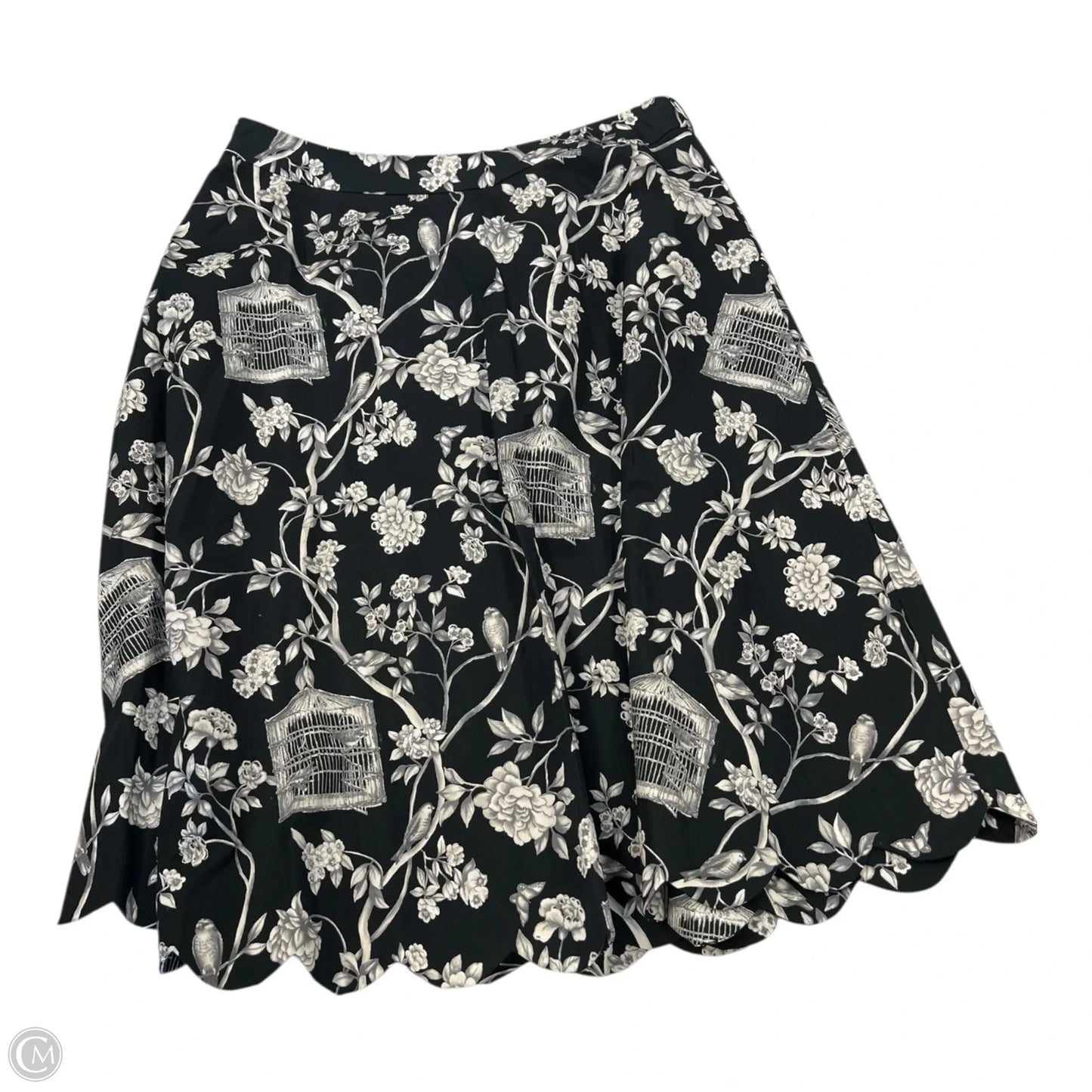 Skirt Mini & Short By Talbots In Black & White, Size: 4