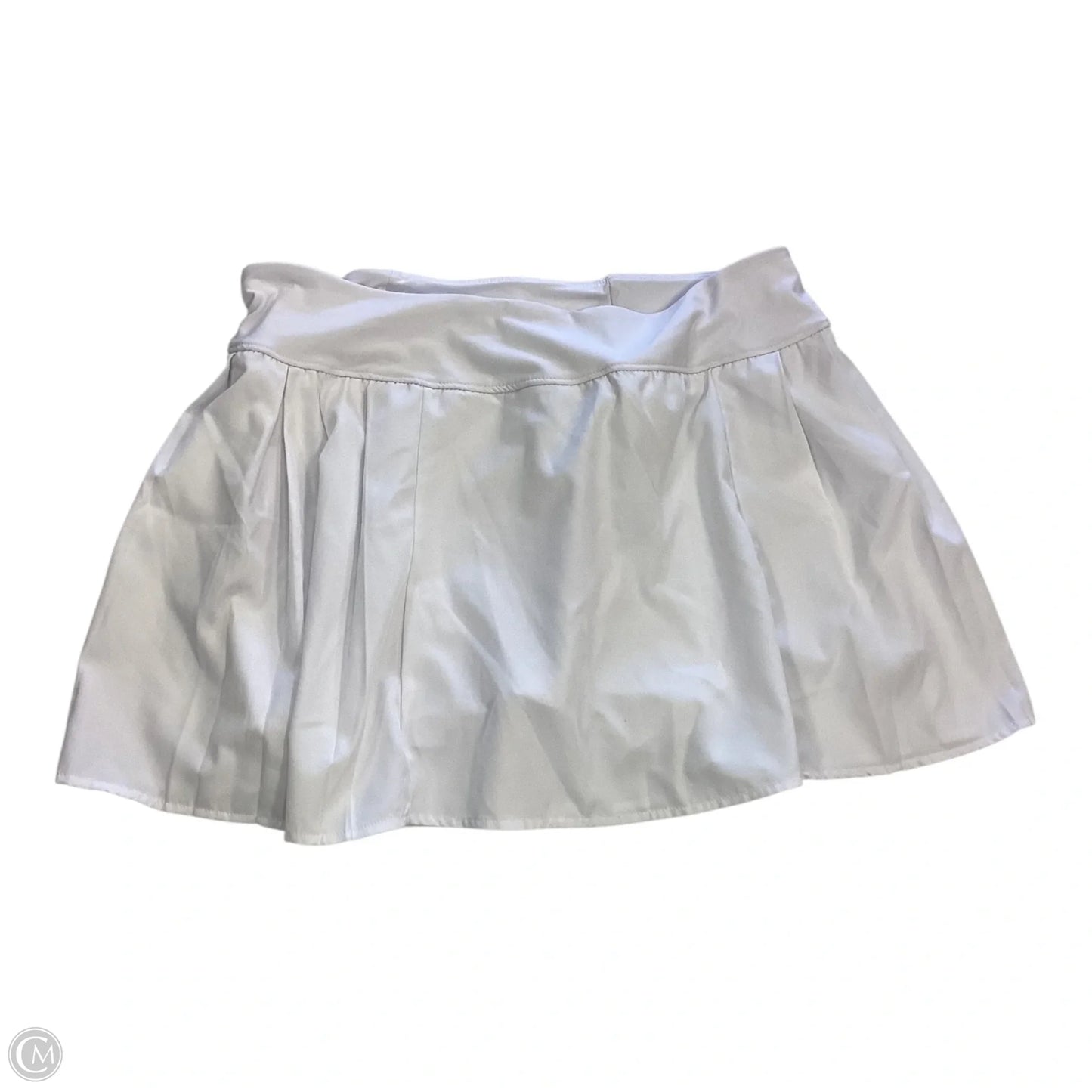 Skort By Clothes Mentor In White, Size: L
