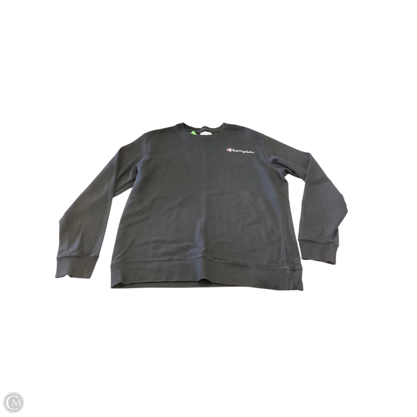 Sweatshirt Crewneck By Champion In Black, Size: M