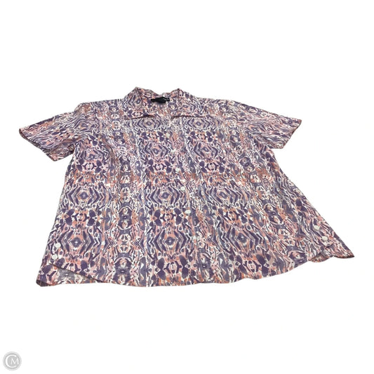 Top Short Sleeve By Clothes Mentor In Multi-colored, Size: M