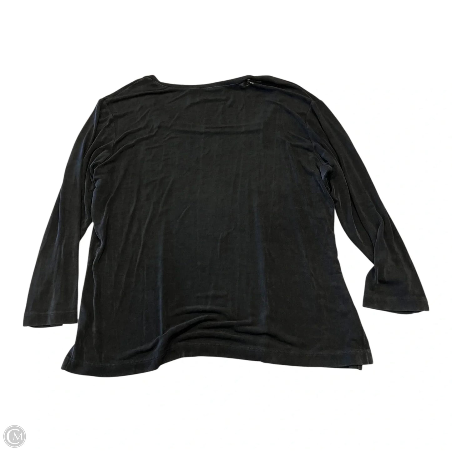 Top Long Sleeve By Chicos In Black, Size: Xl