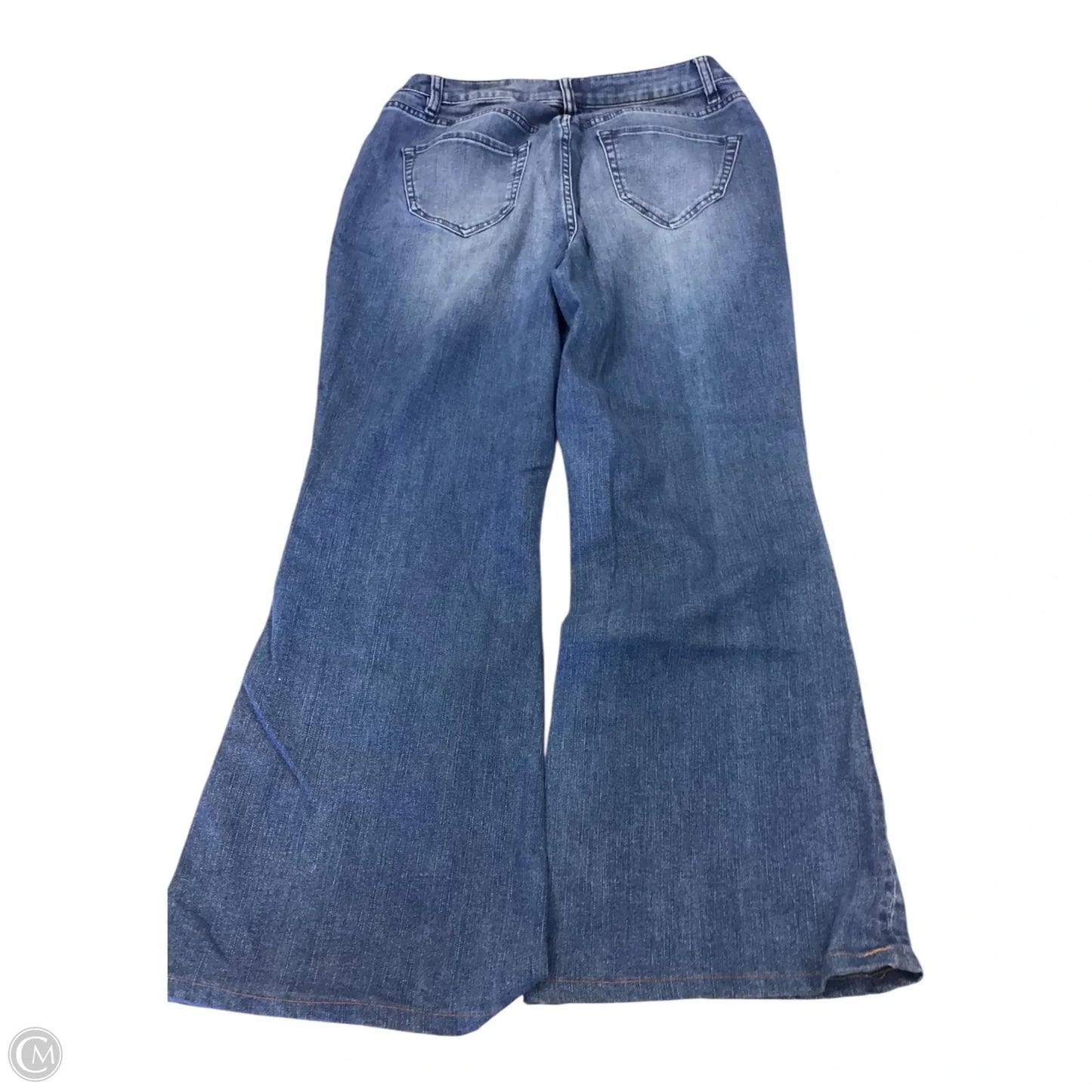 Jeans Straight By Lane Bryant In Blue Denim, Size: 14