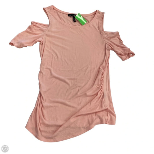 Top Short Sleeve By White House Black Market In Pink, Size: Xs