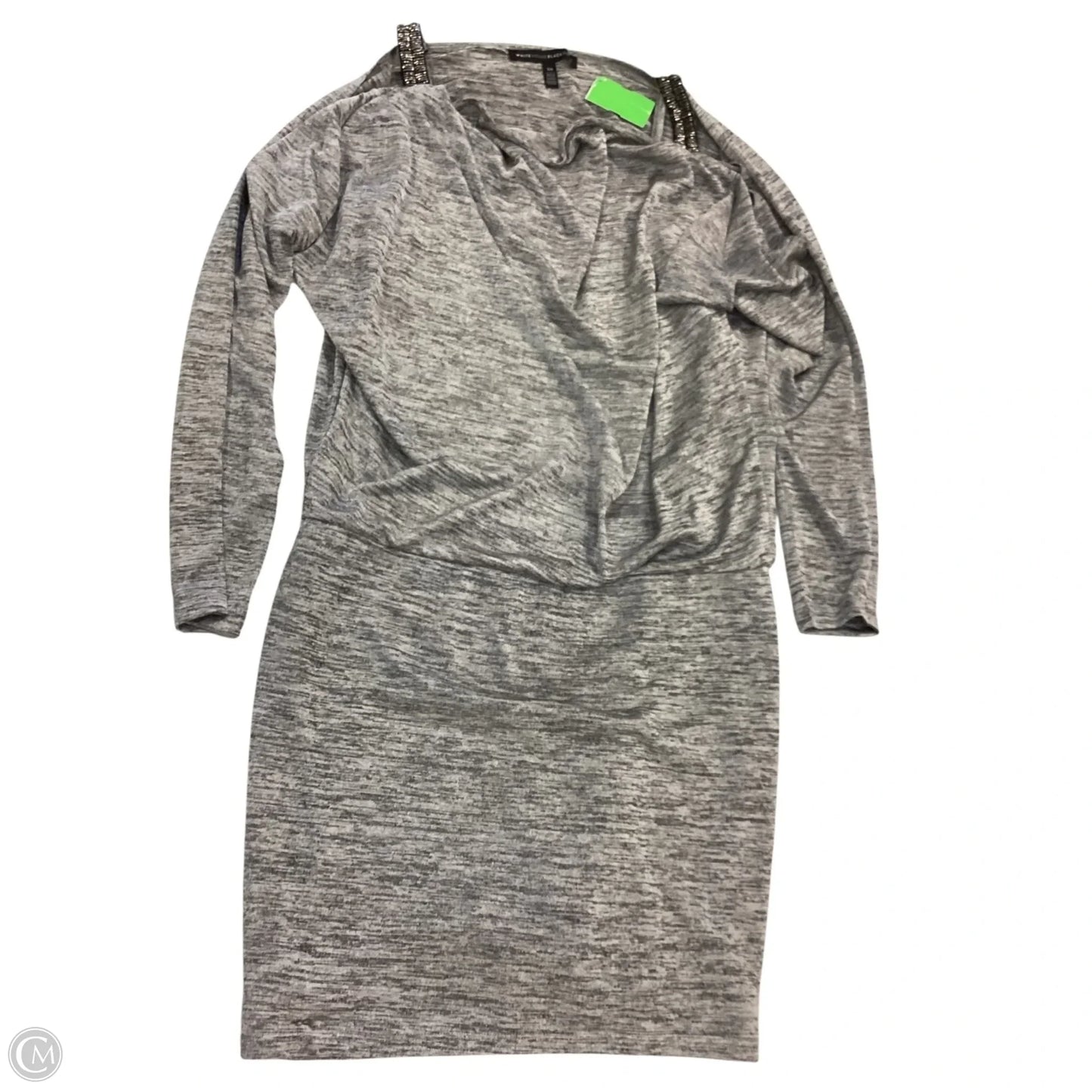 Dress Casual Short By White House Black Market In Silver, Size: Xs