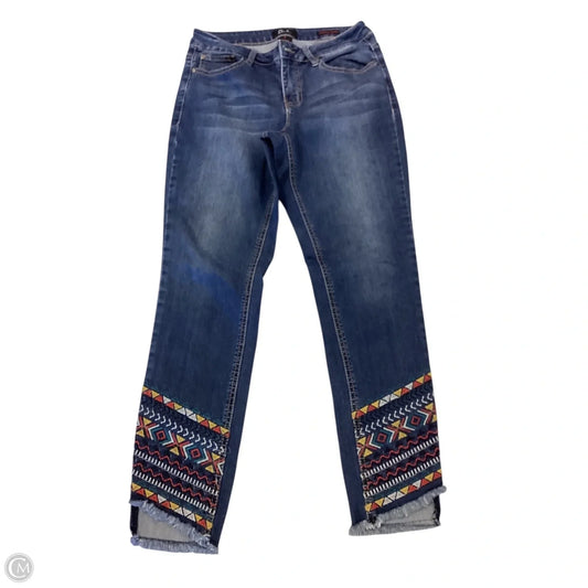 Jeans Skinny By Earl Jean In Blue Denim, Size: 8