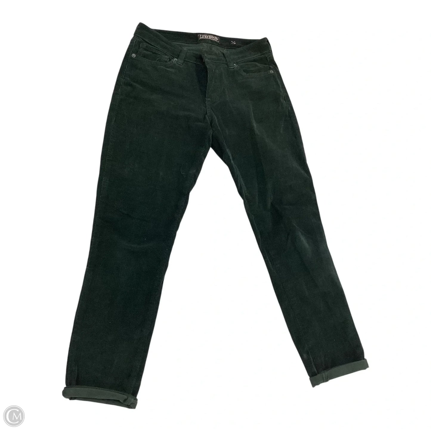 Pants Corduroy By Lucky Brand In Green, Size: 4