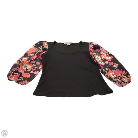 Top Long Sleeve By Catherine Malandrino In Floral Print, Size: Xs