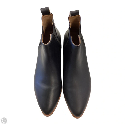 Boots Ankle Heels By Clothes Mentor In Black, Size: 10