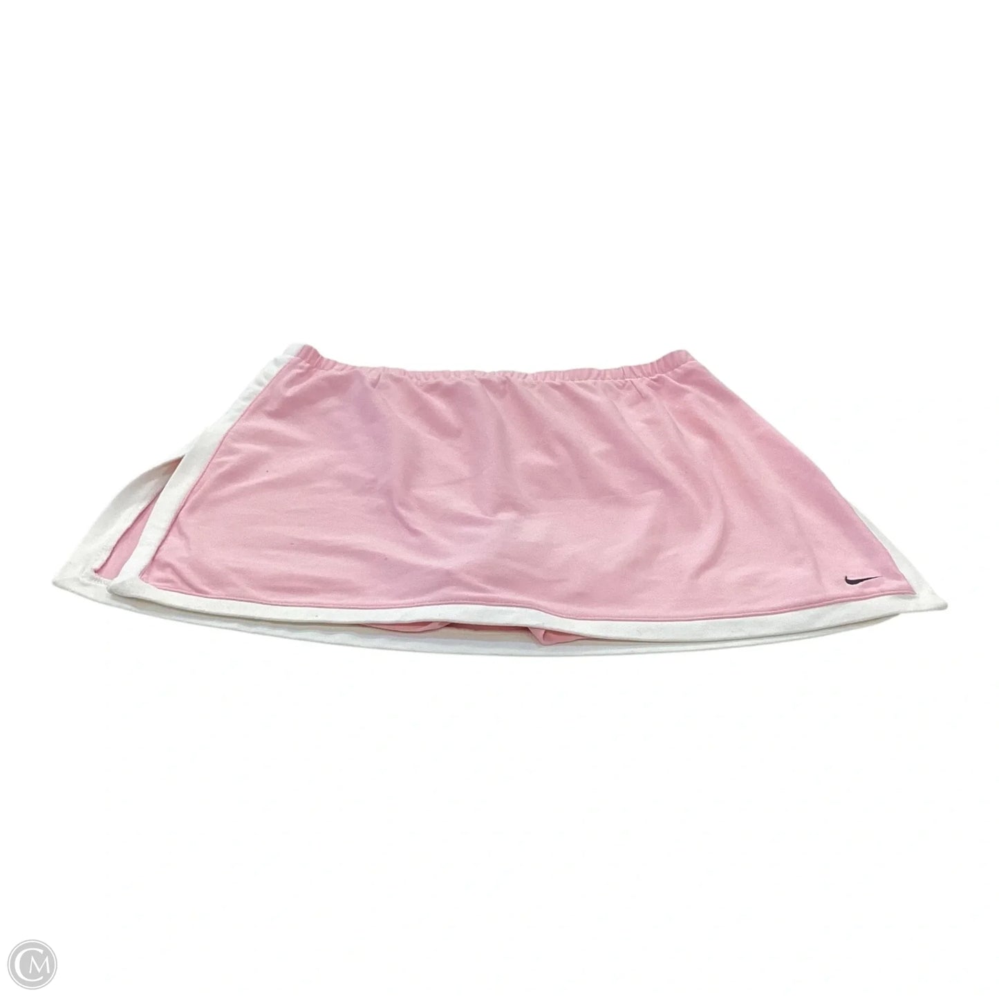 Skort By Nike In Pink & White, Size: M