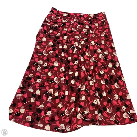 Skirt Maxi By Cabi In Pink & Red, Size: 8