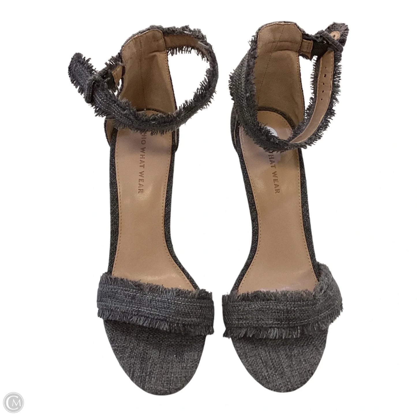 Shoes Heels Stiletto By Who What Wear In Grey, Size: 9