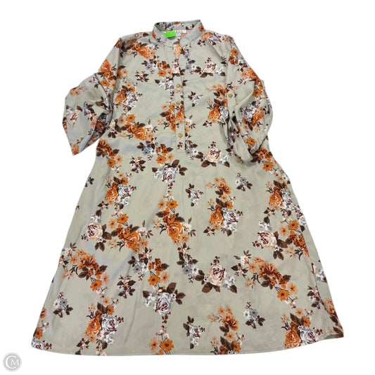 Dress Casual Short By Mph In Floral Print, Size: L