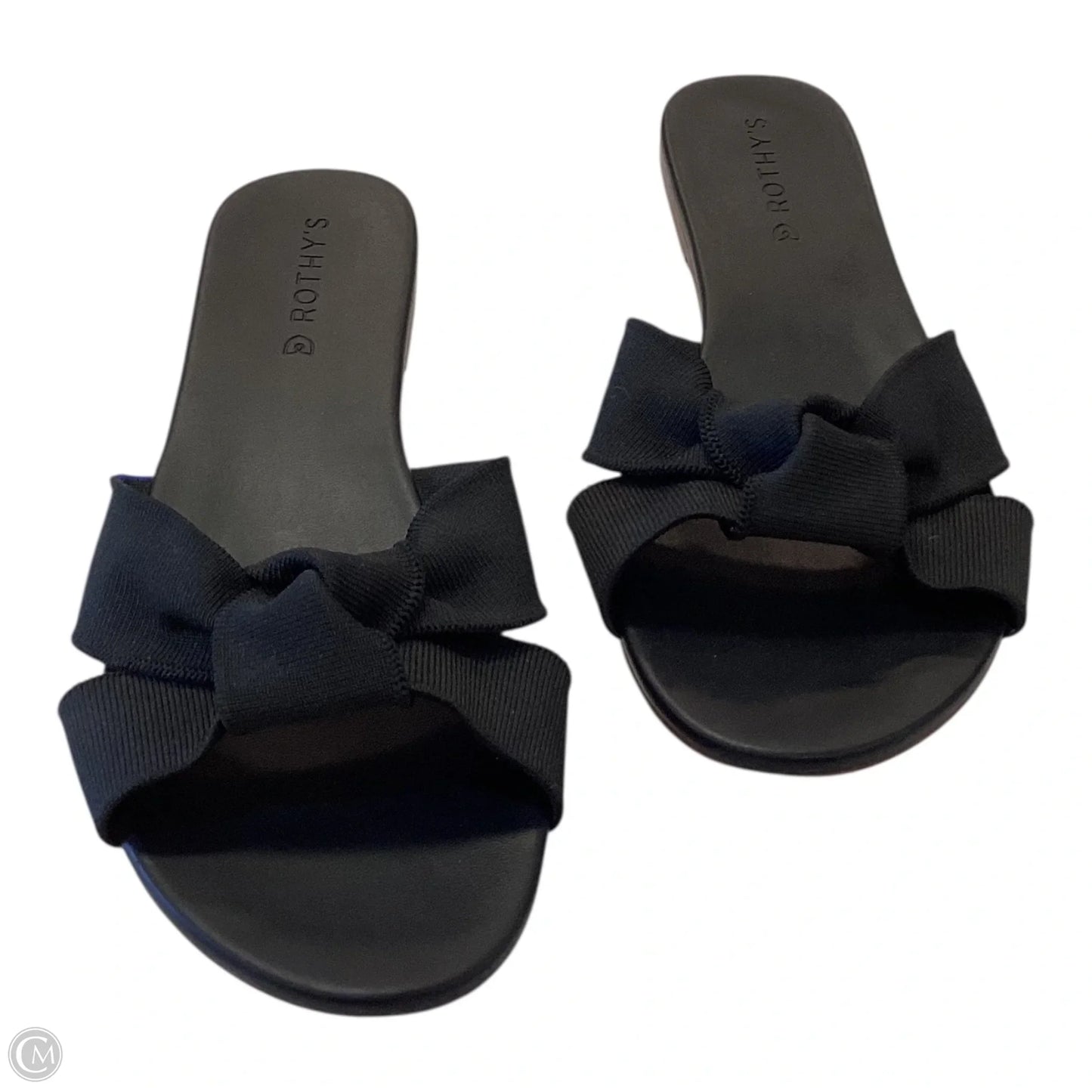 Sandals Flats By Rothys In Black, Size: 10.5