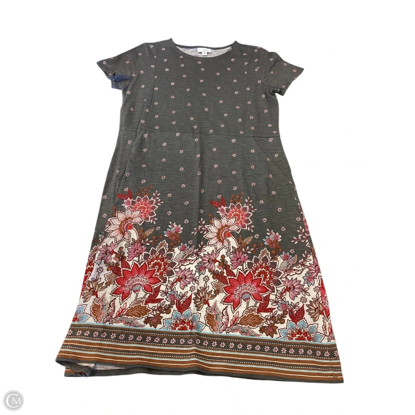 Dress Casual Short By J. Jill In Floral Print, Size: S