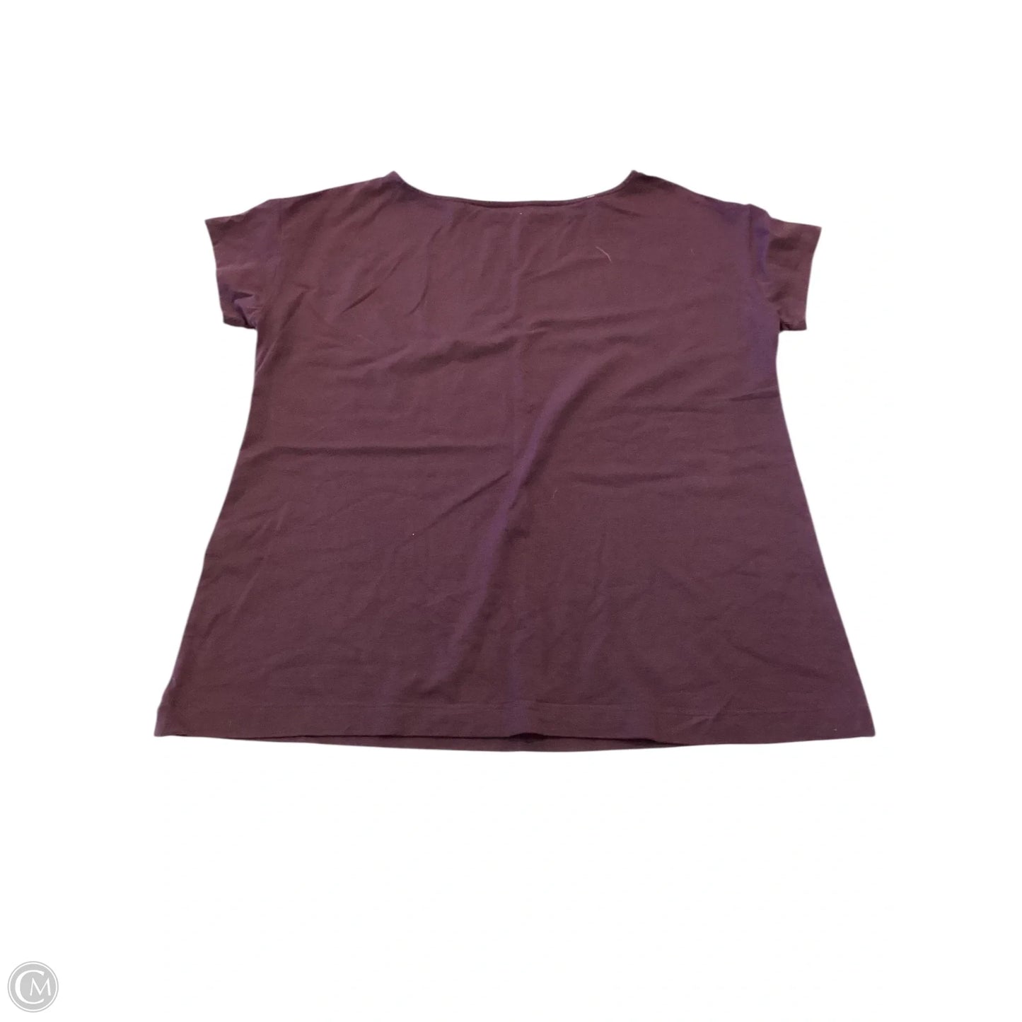 Top Short Sleeve Basic By J. Jill In Purple, Size: Xs